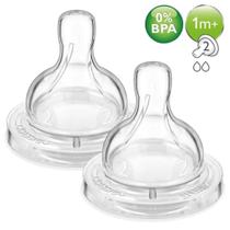 Bico Mamadeira Clássica+ Philips Avent - Tipo 2 - 1M+