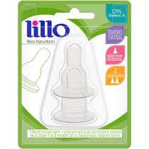 Bico Mamadeira Lillo Natuform Silicone com 2 Unidades