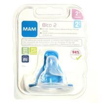 Bico Mamadeira Nº 2 Mam 2+ meses Ortodôntico Fluxo Médio