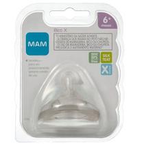 Bico Mamadeira Ortodontico Fluxo Super Rapido X MAM 1436 Bico Mamadeira Ortodontico Fluxo Super Rapido X MAM 1436