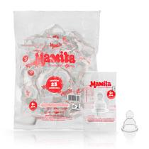 Bico Mamadeira ortodontico Silicone Pct 25 Und Atacado