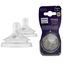 Bico mamadeira pétala 3.0 - fluxo 4 - 3m+ - philips avent