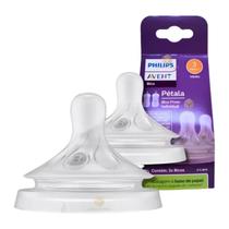 Bico Mamadeira Pétala 3.0 Fluxo Médio 2Un - Avent Bico Mamadeira Pétala 3.0 Fluxo Médio 2Un - Avent