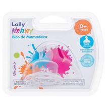 Bico Mamadeira Silicone Ortodôntico 0063-01 T1 - Lolly Nenny