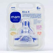 Bico Mamadeira X MAM 6m FLUXO SUPER RAPIDO c/2 uni