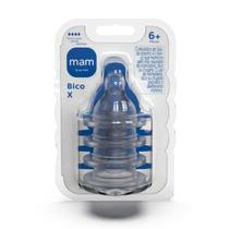 Bico Mamadeira X Mam 6m+ Fluxo Super Rápido Com 4 Unidades