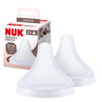 Bico Nuk Perfect Match +0M Silicone Fluxo Lento 2un Bico Nuk Perfect Match +0M Silicone Fluxo Lento 2un
