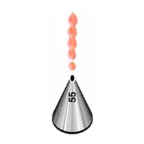 Bico para Confeitar Perlê Oval 55 Wilton Bico para Confeitar Perlê Oval 55 Wilton