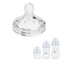 Bico para Mamadeira Easy Flow Buba Fluxo Lento Médio Rápido Silicone Ultrasoft Anticólica Buba