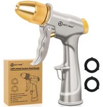 Bico para Mangueira de Jardim AUTOMAN Metal 4 Padrões Alta Pressão