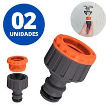 Bico Para Torneira Engate Rápido Com Conexão Para Torneira de 3/4" + Redução Para 1/2" Tramontina Kit 02 Un Bico Para Torneira Engate Rápido Com Conexão Para Torneira de 3/4" + Redução Para 1/2" Tramontina Kit 02 Un