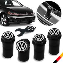 Bico Pneu Pino Roda Válvula Antifurto Preto Vw Golf Jetta Bico Pneu Pino Roda Válvula Antifurto Preto Vw Golf Jetta