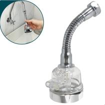 Bico Ponta Para Torneira Cozinha 3 Jatos Extensor Flexivel Chuveirinho Arejador Gourmet Prolongador Inox Jato Aerado Regulável Transparente Bico Ponta Para Torneira Cozinha 3 Jatos Extensor Flexivel Chuveirinho Arejador Gourmet Prolongador Inox Jato Aerado Regulável Transparente