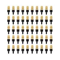 Bico Pulverizador De Névoa Ajustável De Cobre Para Jardim, 10-100 Peças, Aspersor De Água Para Bico Pulverizador De Névoa Ajustável De Cobre Para Jardim, 10-100 Peças, Aspersor De Água Para