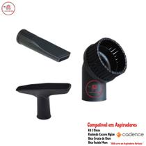Bico Redondo Escova + Bico Carpete + Bico Fresta Aspiradores de Pó Cadence Modelos na Descrição