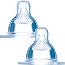 Bico Silicone Mamadeira Mam Fluxo Lento Recem Nascido Bebê Bico Silicone Mamadeira Mam Fluxo Lento Recem Nascido Bebê
