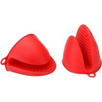 Bico Térmico de Silicone Vermelho com 2 unidades 11 cm - Mimo Style - SN916