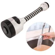 Bico Torneira Extensor Alongador Adaptador Flexível Pias Cor Prateado - Clink