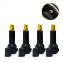 Bico Válvula TR414 Pneu Sem Câmara Kit 4 Unidades Carro Moto Vedação Universal Bico Válvula TR414 Pneu Sem Câmara Kit 4 Unidades Carro Moto Vedação Universal