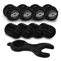 Bicos Capa de Válvula Preto Pneu Emblema GM Chumbo Grafite Bicos Capa de Válvula Preto Pneu Emblema GM Chumbo Grafite