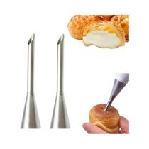 Bicos De Confeitar Em Aço Inoxidável Para Creme E Cobertura, 3 Peças, Ferramentas De Decoração De Bicos De Confeitar Em Aço Inoxidável Para Creme E Cobertura, 3 Peças, Ferramentas De Decoração De