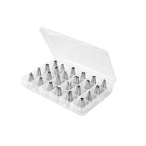 Bicos de Confeitar Inox Adaptador Caixa Bolo Cupcake 26un Bicos de Confeitar Inox Adaptador Caixa Bolo Cupcake 26un