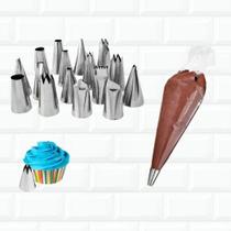 Bicos De Confeitar + Saco De Confeitar + 1m + Brinde