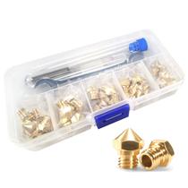 Bicos de impressora 3D XIFOWE MK10 0,2 mm, 0,4 mm, 0,6 mm, 0,8 mm, 1,0 mm 24 unidades Bicos de impressora 3D XIFOWE MK10 0,2 mm, 0,4 mm, 0,6 mm, 0,8 mm, 1,0 mm 24 unidades