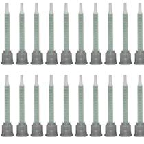 Bicos de mistura para cartuchos adesivos Misturador de resina de 50 mL (20 unidades) Bicos de mistura para cartuchos adesivos Misturador de resina de 50 mL (20 unidades)