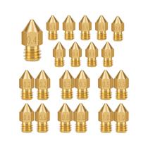 Bicos Extrusores MK8 (0,2mm a 1,0mm) - 22 Peças para Impressoras 3D Creality Ender 3/5/V2 Pro