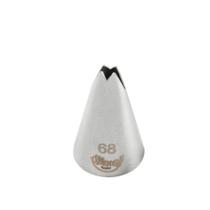 Bicos Para Confeitar - Folha - Aço Inox - Nº68 - 1 unidade - Cromus Linha Profissional Allonsy - Rizzo Bicos Para Confeitar - Folha - Aço Inox - Nº68 - 1 unidade - Cromus Linha Profissional Allonsy - Rizzo