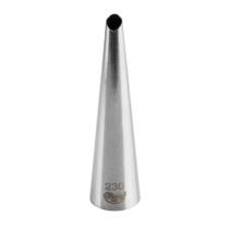 Bicos Para Confeitar - Perlê - Aço Inox - Nº230 - 1 unidade - Cromus Linha Profissional Allonsy - Rizzo Bicos Para Confeitar - Perlê - Aço Inox - Nº230 - 1 unidade - Cromus Linha Profissional Allonsy - Rizzo