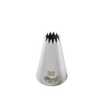 Bicos Para Confeitar - Pitanga Aberta - Aço Inox - Nº32 - 1 unidade - Cromus Linha Profissional Allonsy - Rizzo Bicos Para Confeitar - Pitanga Aberta - Aço Inox - Nº32 - 1 unidade - Cromus Linha Profissional Allonsy - Rizzo