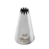 Bicos Para Confeitar - Pitanga Aberta - Aço Inox - Nº4B - 1 unidade - Cromus Linha Profissional Allonsy - Rizzo Bicos Para Confeitar - Pitanga Aberta - Aço Inox - Nº4B - 1 unidade - Cromus Linha Profissional Allonsy - Rizzo