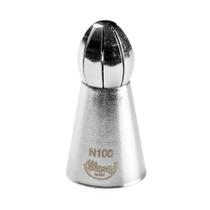 Bicos Para Confeitar - Russo Esfera - Aço Inox - Nºn100 - 1 unidade - Cromus Linha Profissional Allonsy - Rizzo