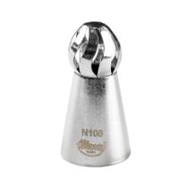 Bicos Para Confeitar - Russo Esfera - Aço Inox - Nºn108 - 1 unidade - Cromus Linha Profissional Allonsy - Rizzo