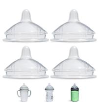 Bicos para Copo de Treinamento BelBeyo 4 Unidades Silicone Livre de BPA Bicos para Copo de Treinamento BelBeyo 4 Unidades Silicone Livre de BPA