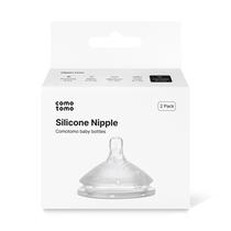 Bicos para Mamadeira Comotomo Gen 2 em Silicone Macio, 2 Unidades