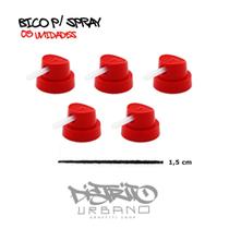 Bicos para Spray 5 unid. Cap Needle Rojo 1,5cm Graffiti, Pintura Automotiva, Pintura Industrial, Arte e Customização Bicos para Spray 5 unid. Cap Needle Rojo 1,5cm Graffiti, Pintura Automotiva, Pintura Industrial, Arte e Customização