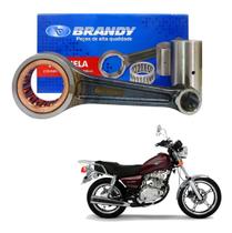 Biela Completa Brandy - Para Moto GN 125 Intruder até 2007 / Katana 125 Biela Completa Brandy - Para Moto GN 125 Intruder até 2007 / Katana 125