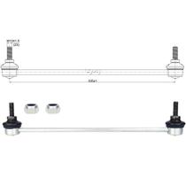 Bieleta Dianteira Barra Estabilizadora 206 207 208 C3 Ds3