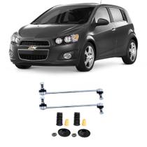 Bieleta + Kit Batente Chevrolet Sonic Dianteiro 2012 Até 2014 O Par Bieleta + Kit Batente Chevrolet Sonic Dianteiro 2012 Até 2014 O Par