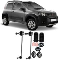 Bieleta + Kit Batente Fiat Uno Way Dianteiro 2010 Até 2016 O Par Bieleta + Kit Batente Fiat Uno Way Dianteiro 2010 Até 2016 O Par