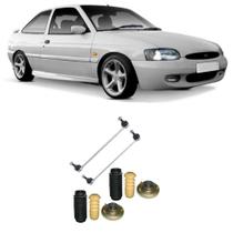 Bieleta + Kit Batente Ford Escort Zetec Dianteiro 1997 Até 2003 O Par