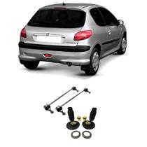 Bieleta + Kit Batente Peugeot 206 Dianteiro 1998 Até 2010 O Par Bieleta + Kit Batente Peugeot 206 Dianteiro 1998 Até 2010 O Par