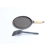 Bifeteira Antiaderente Redonda Lisa 22cm Cabo e Espátula Bifeteira Antiaderente Redonda Lisa 22cm Cabo e Espátula