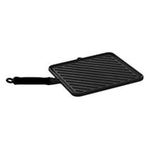 Bifeteira Chapa Quadrada Estriada Ferro Preto 26x26 Cm Bifeteira Chapa Quadrada Estriada Ferro Preto 26x26 Cm