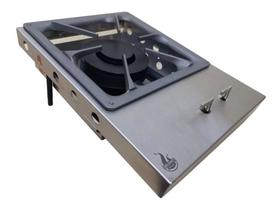 Bifeteira De Embutir A Gás Q. Duplo 32 Cm Inox 304 Guindani