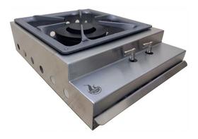 Bifeteira De Sobrepor Inox 304 A Gás Q. Duplo 32 Cm Guindani