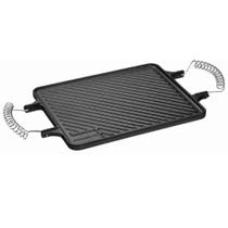 Bifeteira Ferro Dupla Face Alça Espiral Panela Mineira